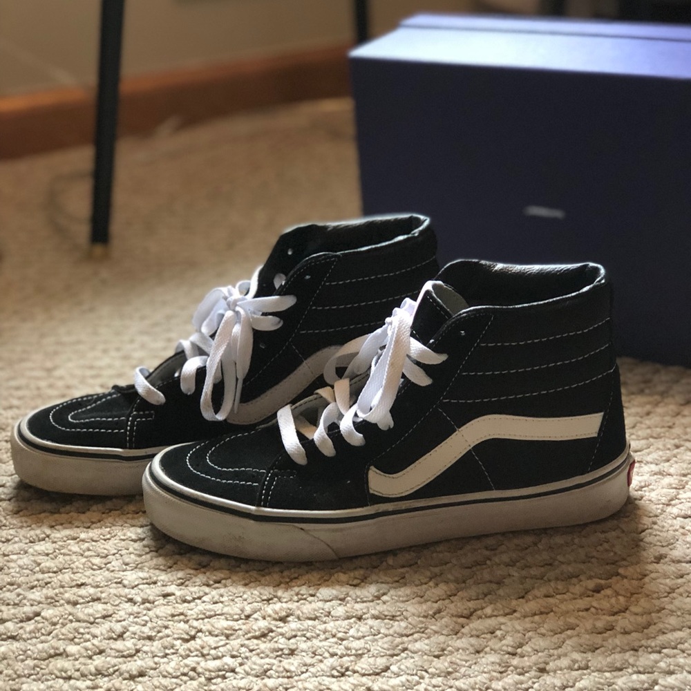 Size 8 (women’s) Vans high tops